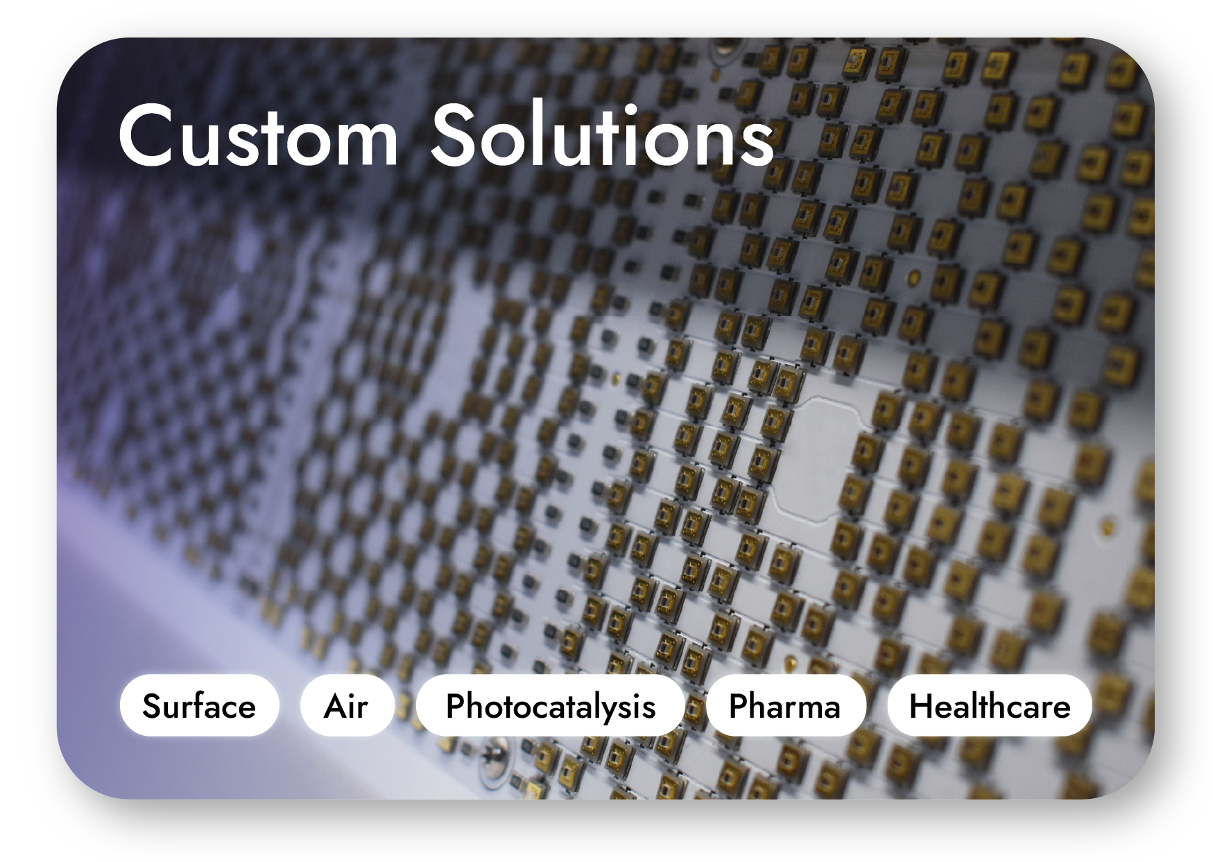 AquiSense UV UV-C LED Custom Solutions Array