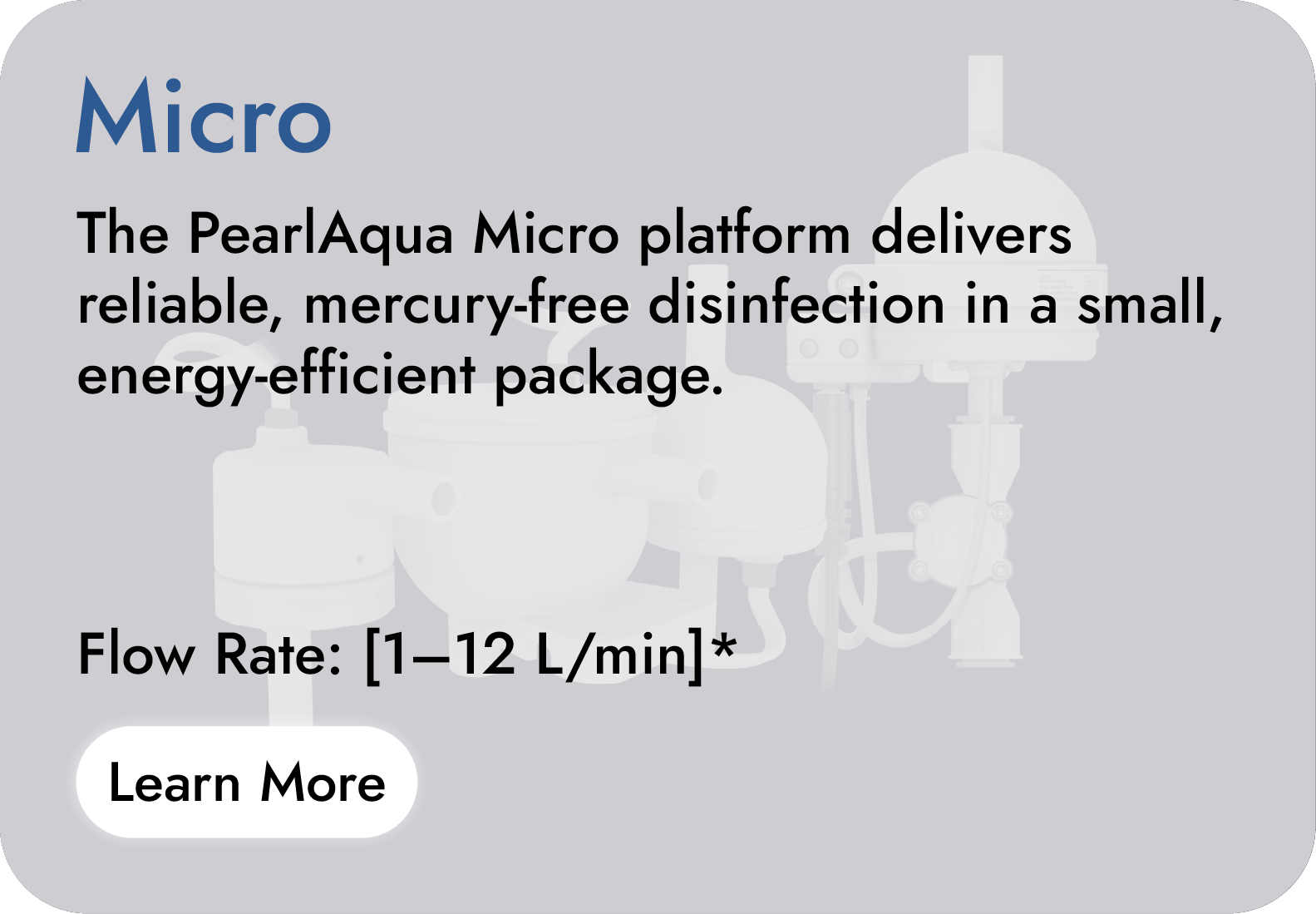 PearlAqua Micro product specifications